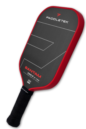 The Bantam TKO-C was designed in conjunction with top pickleball pro, Christian Alshon, to provide a combination of power, spin, and reach.